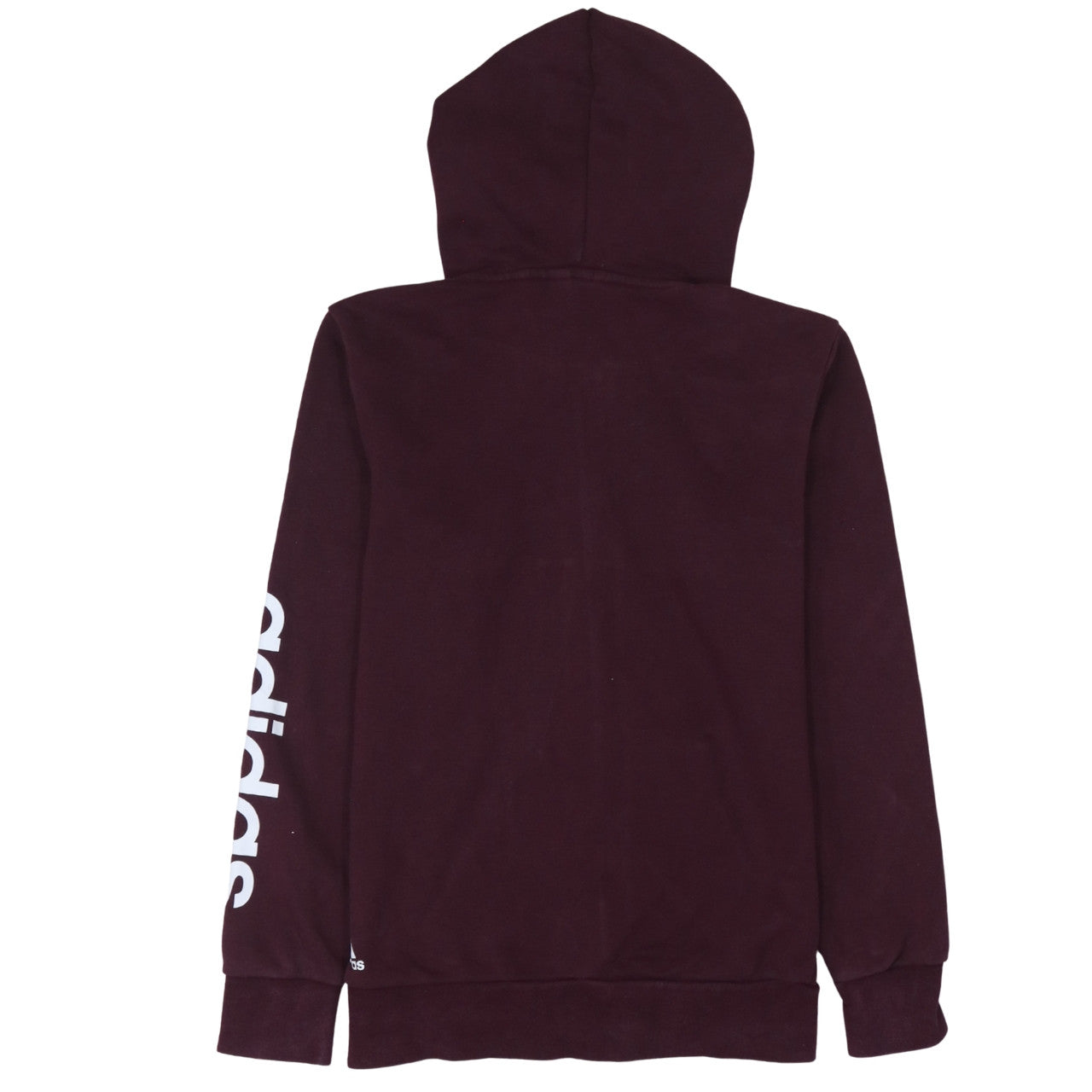 Adidas Men's Brown Full Zip Hoodie Size S Sports Fleece