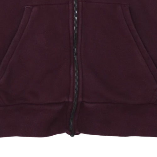 Adidas Men's Brown Full Zip Hoodie Size S Sports Fleece