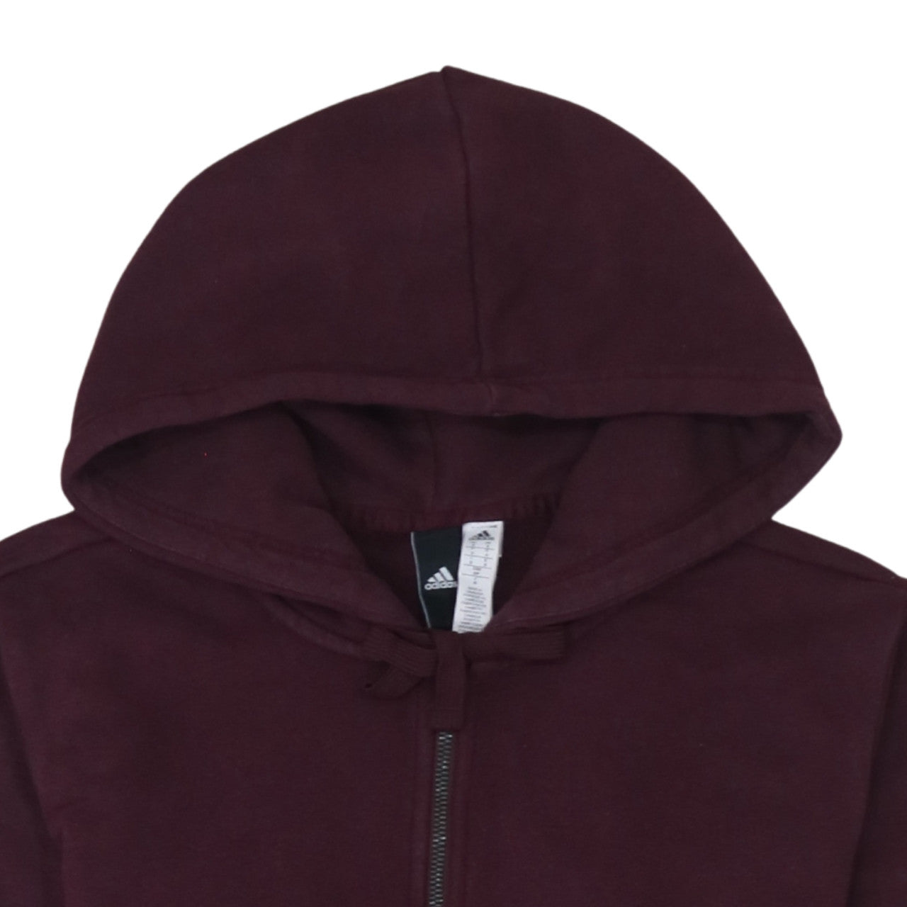 Adidas Men's Brown Full Zip Hoodie Size S Sports Fleece