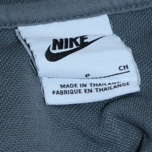 Nike Men's Grey Full Zip Hoodie Size S Lightweight Sportswear