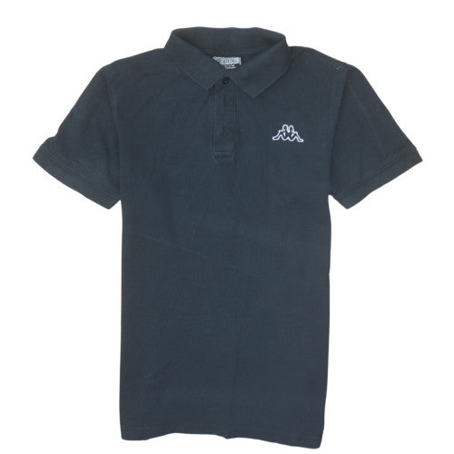 Kappa Men's Black Short Sleeve Polo Shirt Size M