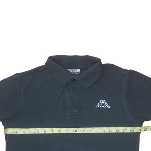 Kappa Men's Black Short Sleeve Polo Shirt Size M
