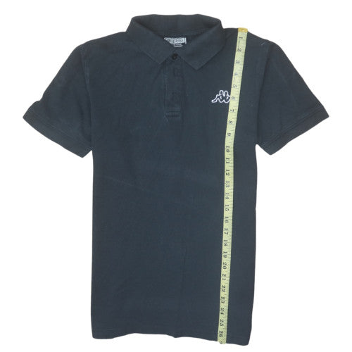 Kappa Men's Black Short Sleeve Polo Shirt Size M