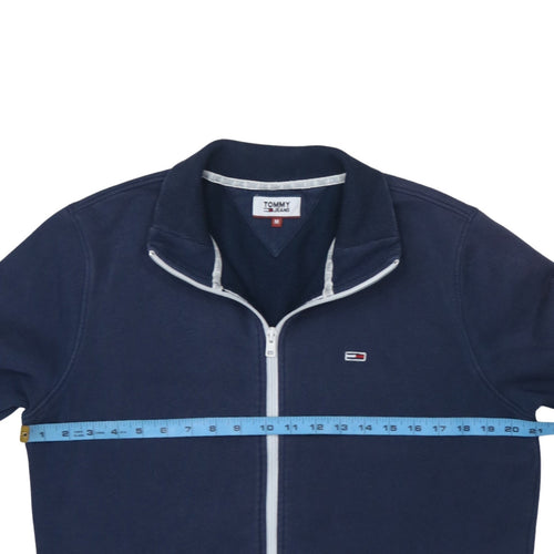 Tommy Jeans Men's Blue Full Zip Sweatshirt M Regular Fit