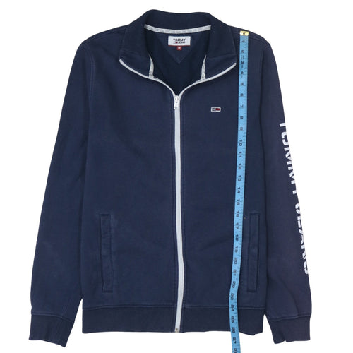 Tommy Jeans Men's Blue Full Zip Sweatshirt M Regular Fit