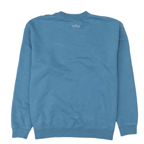 Nike Women's Blue Crew Neck Pullover Sweatshirt Small Dri-FIT