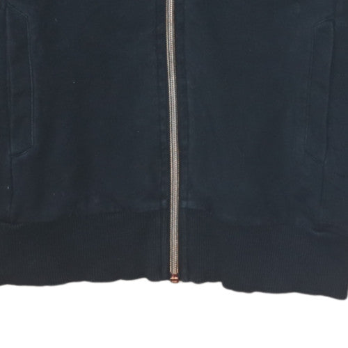 Emporio Armani EA7 Womens Black XS Full Zip Hoodie Sweatshirt