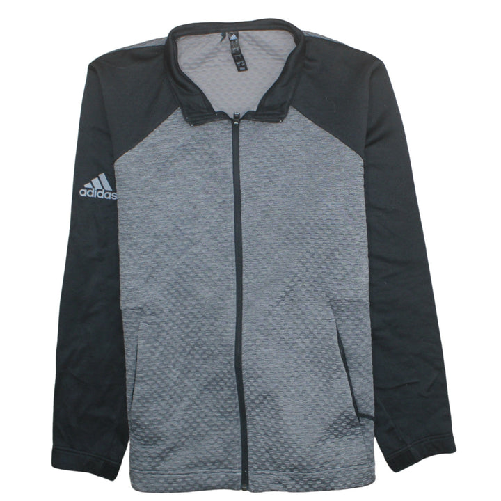 Adidas Men's Grey Full Zip Sports Sweatshirt Size L