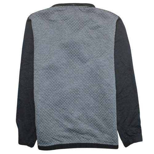 Adidas Men's Grey Full Zip Sports Sweatshirt Size L