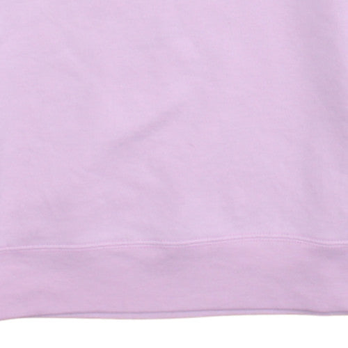 Champion Women's Pink Logo Sweatshirt Size S Crew Neck Pullover