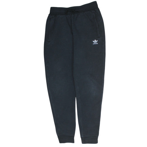 Adidas Boys Black Jogger Trousers 11-12 Years Fleece Cotton Blend