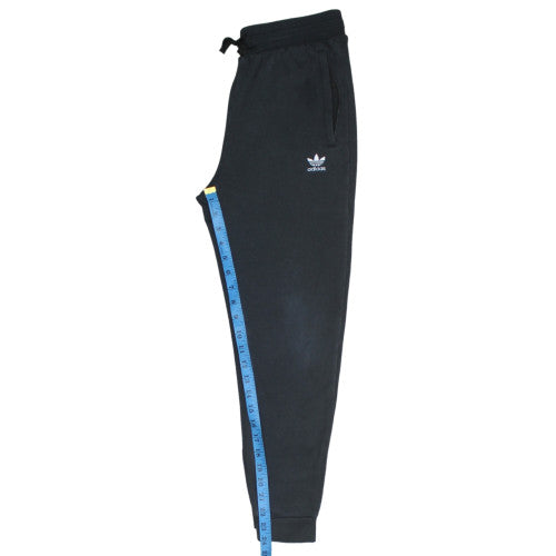 Adidas Boys Black Jogger Trousers 11-12 Years Fleece Cotton Blend