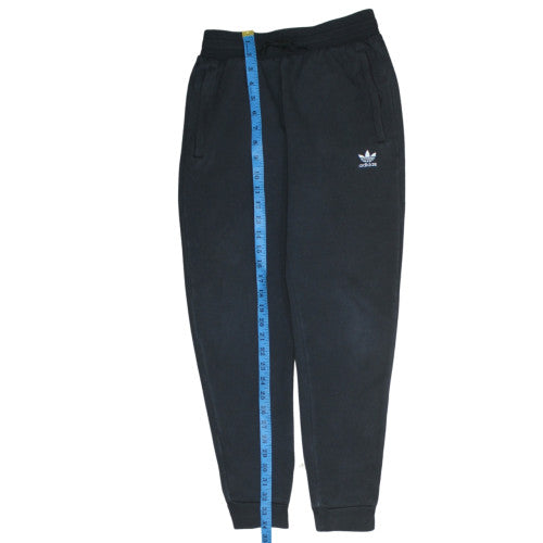 Adidas Boys Black Jogger Trousers 11-12 Years Fleece Cotton Blend