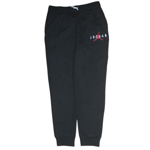 Jordan Boys Black Jogger Sweatpants 13 Years Fleece Elastic Waist