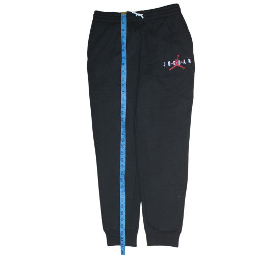 Jordan Boys Black Jogger Sweatpants 13 Years Fleece Elastic Waist