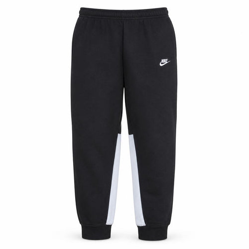 Nike Men's Black Joggers L Regular Fit Cotton Tapered Sweatpants