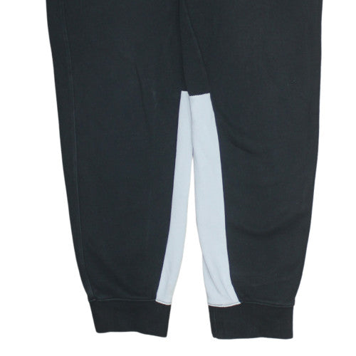 Nike Men's Black Joggers L Regular Fit Cotton Tapered Sweatpants