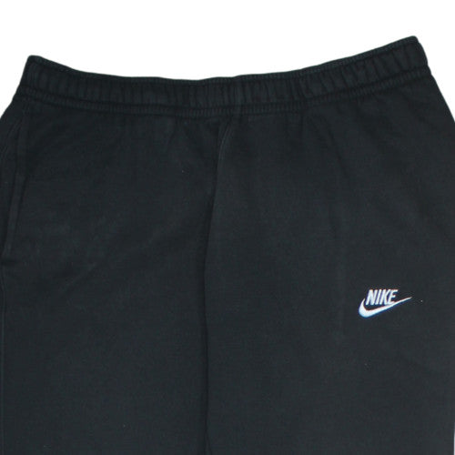 Nike Men's Black Joggers L Regular Fit Cotton Tapered Sweatpants
