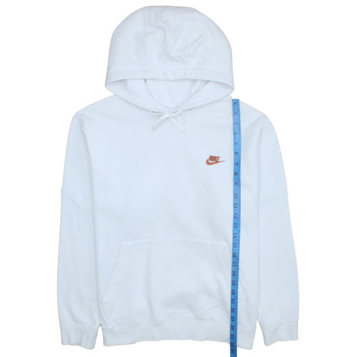 Nike Men's White Pullover Hoodie L Fleece Sportswear