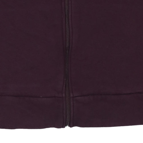 Puma Womens Purple Orange Track Jacket Size 10 Full Zip Sportswear