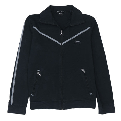 Hugo Boss Men's Black Full Zip Sweatshirt M Regular Fit