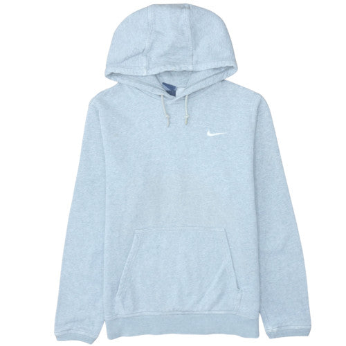 Nike Men's Grey Pullover Fleece Hoodie Medium Regular Fit