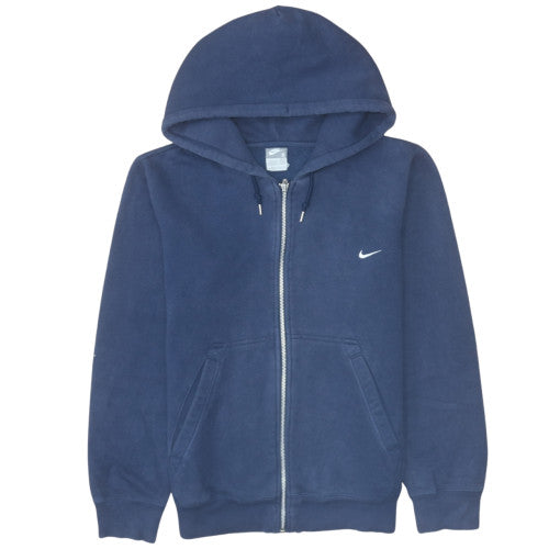Nike Men's Blue Full Zip Hoodie S Fleece Sweatshirt
