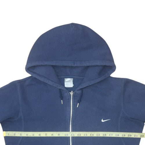 Nike Men's Blue Full Zip Hoodie S Fleece Sweatshirt