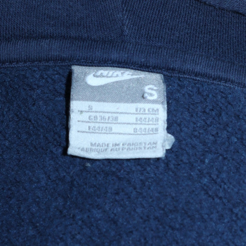 Nike Men's Blue Full Zip Hoodie S Fleece Sweatshirt