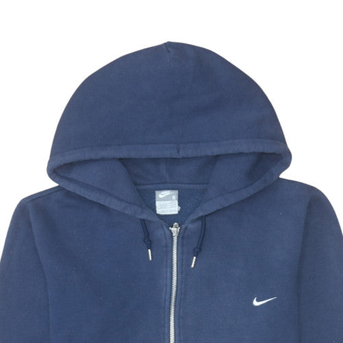 Nike Men's Blue Full Zip Hoodie S Fleece Sweatshirt