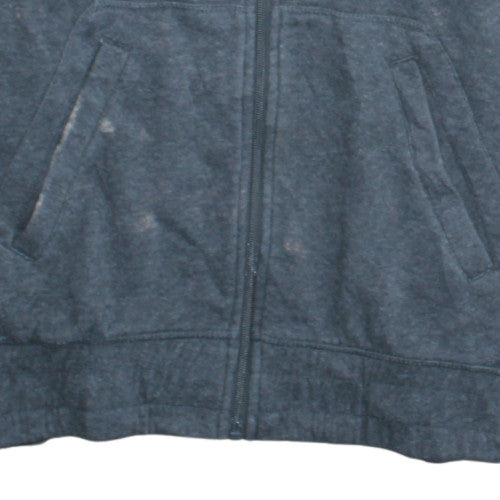 Everlast Men's Grey Full Zip Hoodie M Sports Fleece Sweatshirt