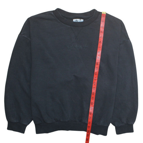 Adidas Womens Black XS Crew Neck Pullover Sweatshirt