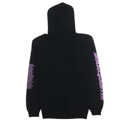 Sweetener World Tour Black Hoodie Women’s L Graphic Pullover Sweatshirt