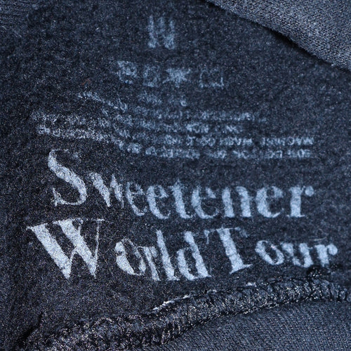 Sweetener World Tour Black Hoodie Women’s L Graphic Pullover Sweatshirt