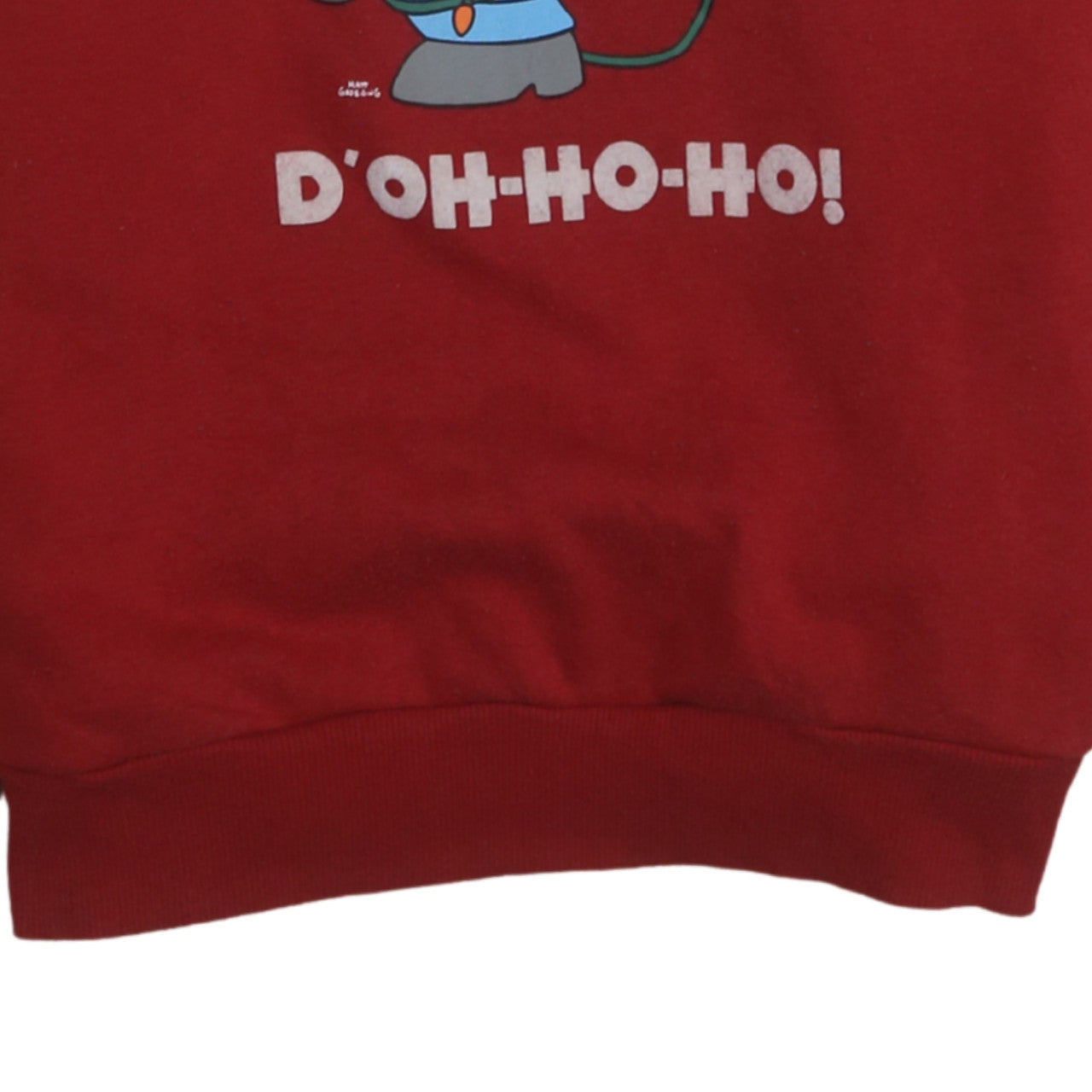 Primark Men’s Red The Simpsons Christmas Graphic Sweatshirt L