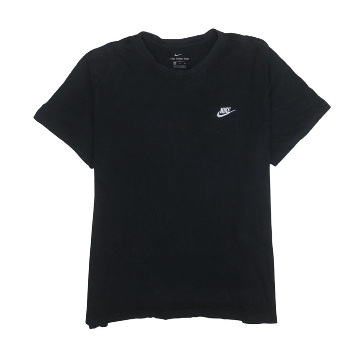 Nike Men's Black Cotton Crew Neck Sports T-Shirt Size L