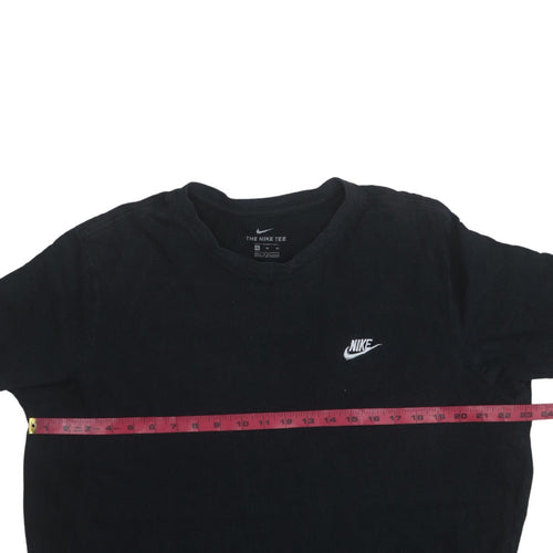 Nike Men's Black Cotton Crew Neck Sports T-Shirt Size L