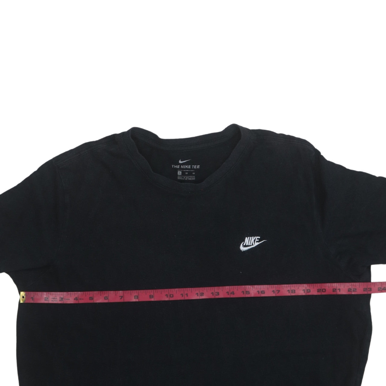 Nike Men's Black Cotton Crew Neck Sports T-Shirt Size L