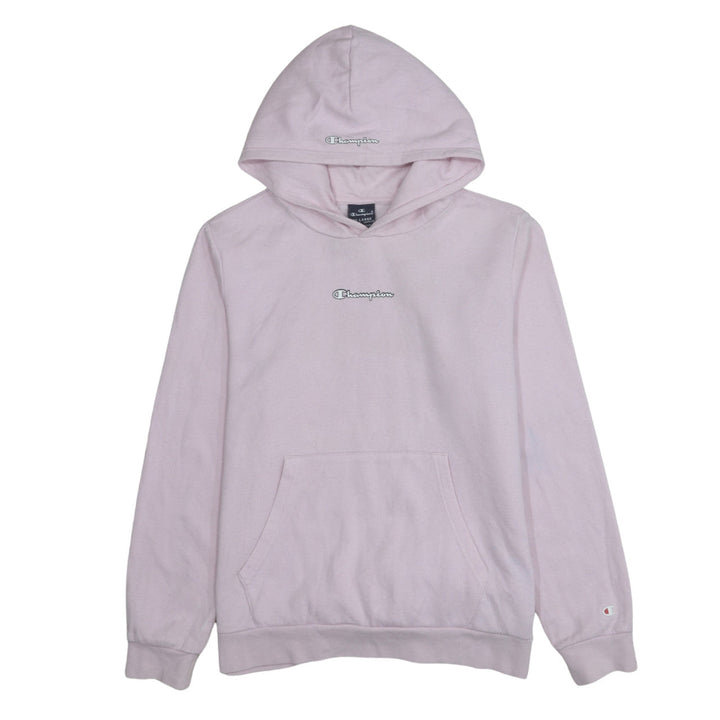 Champion Girls Pink Pullover Hoodie 15-16 Years Logo Fleece Sweatshirt