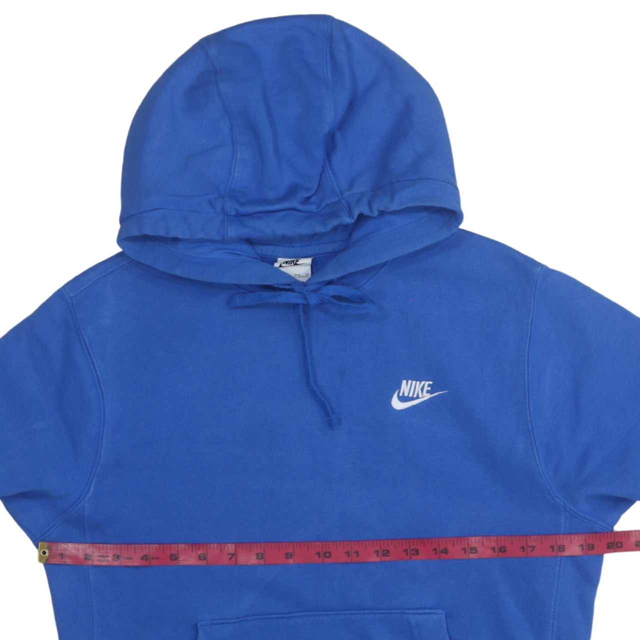 Nike Men's Blue Pullover Hoodie XS Fleece Logo Sportswear