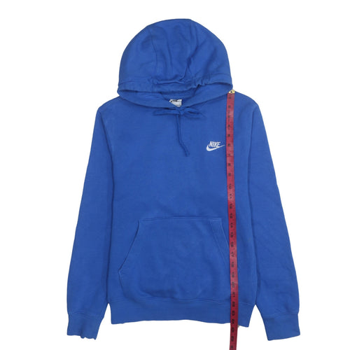 Nike Men's Blue Pullover Hoodie XS Fleece Logo Sportswear
