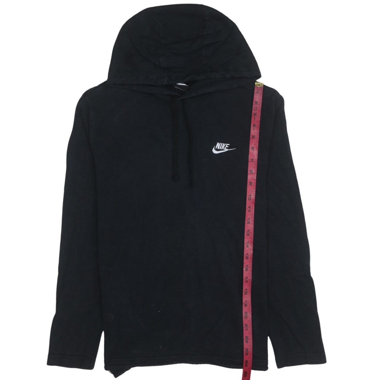 Nike Men's Black M Pullover Hoodie Sweatshirt Cotton Logo