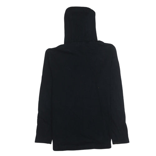 Nike Men's Black M Pullover Hoodie Sweatshirt Cotton Logo