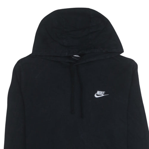 Nike Men's Black M Pullover Hoodie Sweatshirt Cotton Logo
