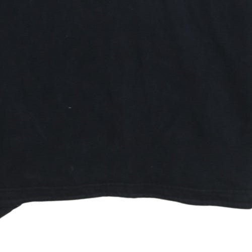 Nike Men's Black M Pullover Hoodie Sweatshirt Cotton Logo
