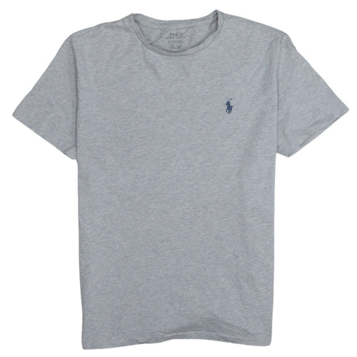 Ralph Lauren Men's Grey Crew Neck Short Sleeve Cotton T-Shirt S