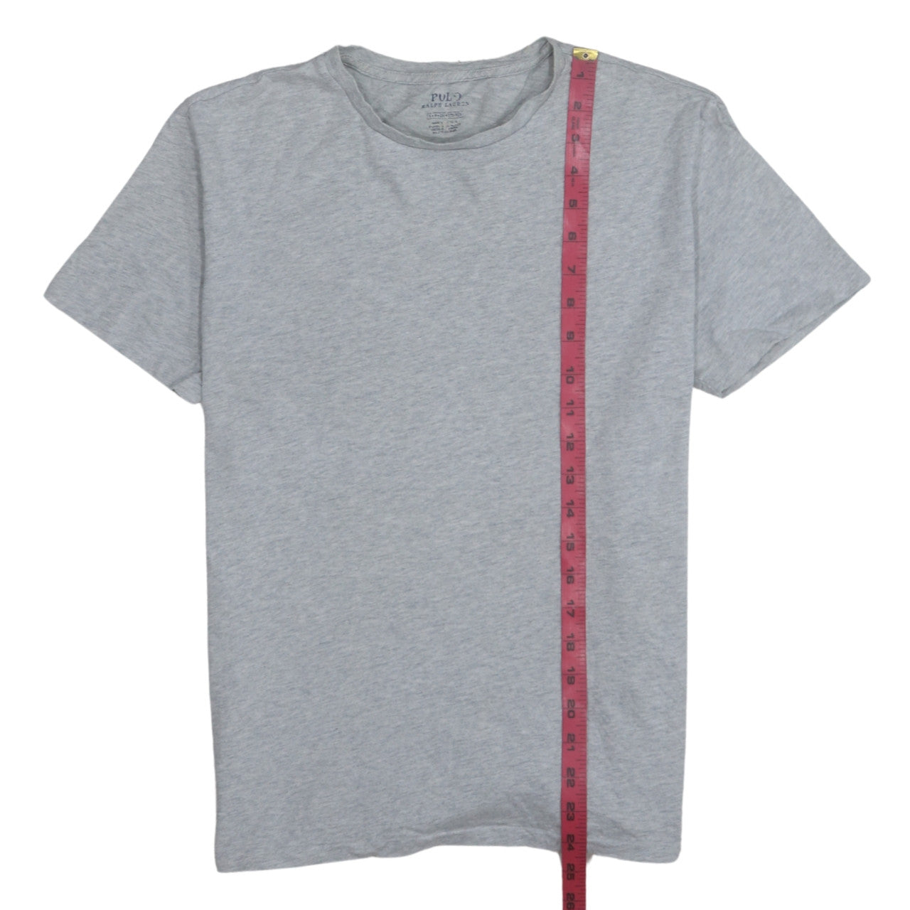 Ralph Lauren Men's Grey Crew Neck Short Sleeve Cotton T-Shirt S