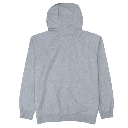 Nike Men's Grey Pullover Hoodie L Cotton Blend Sportswear