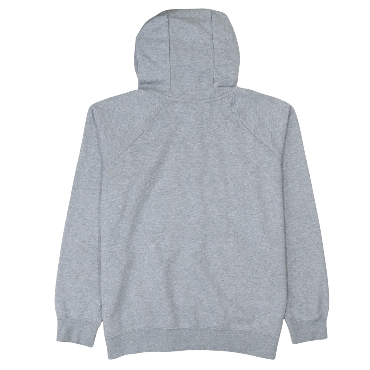 Nike Men's Grey Pullover Hoodie L Cotton Blend Sportswear