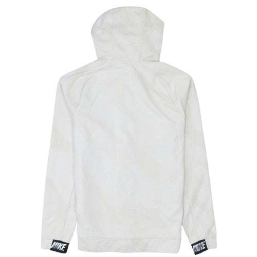 Nike Men's White Full Zip Hooded Sweatshirt Size S Lightweight